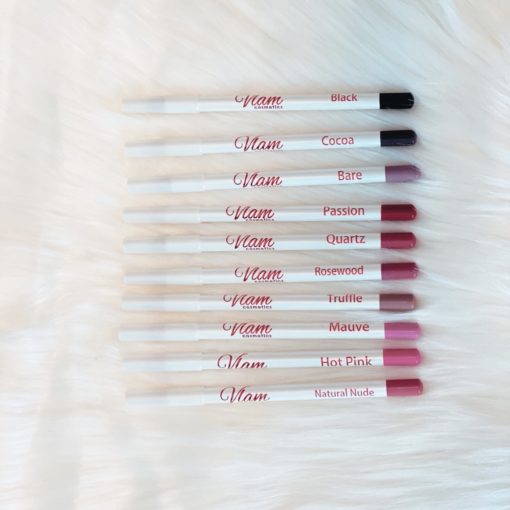 Vlam Lipliners, Eyeliners. They are long lasting pencils